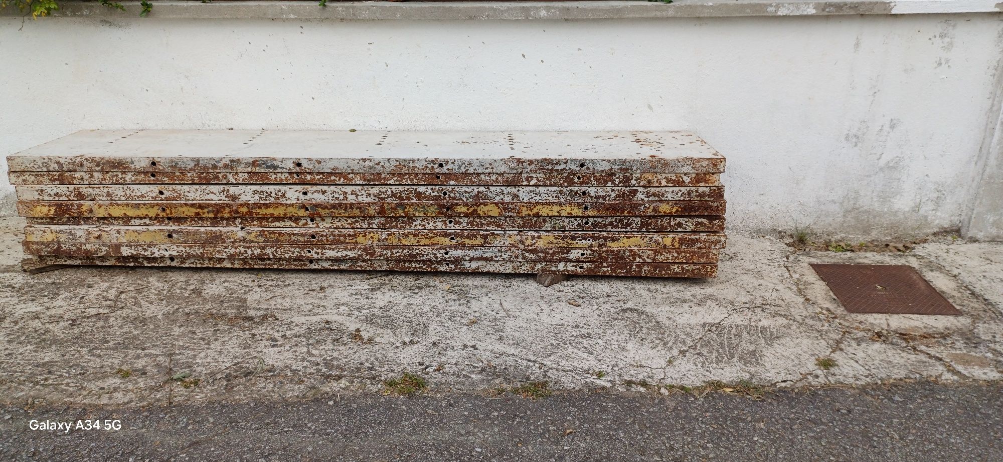 3 Pilares usados 250 cm ×50 cm