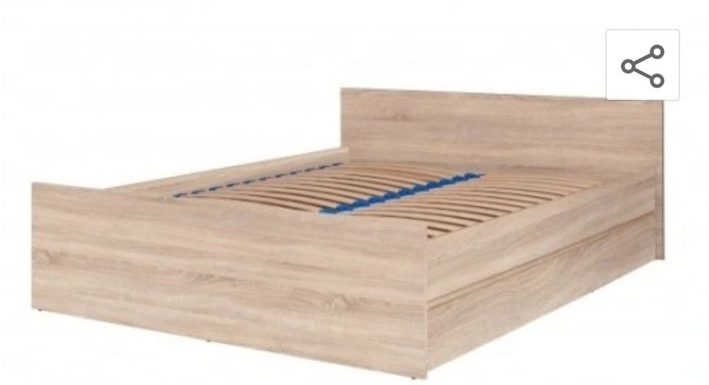 Nowe łóżko małżeńskie z nowym materacem H3/H4