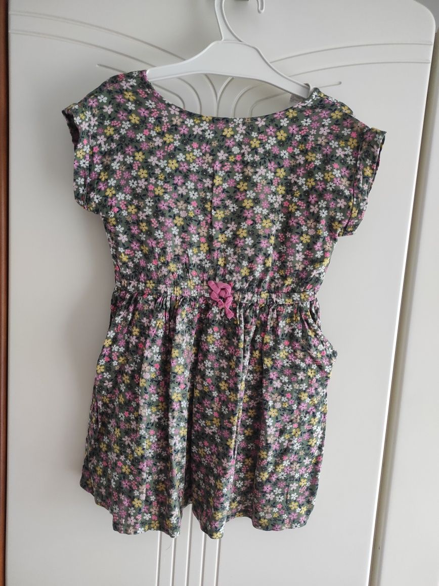 Sukienka dla dziewczynki H&M 92 kwiaty