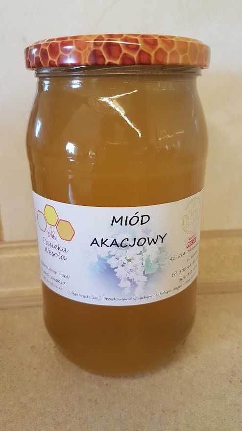 Miód Rzepakowy Akacjowy Spadziowy Lipowy Klonowy inne Duży Słoik