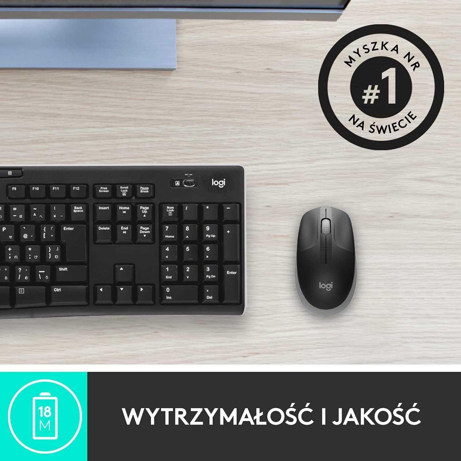 Logitech M190 mysz bezprzewodowa PC laptop