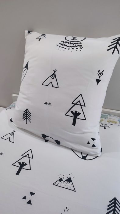 Capa de edredão criança e fronha de almofada