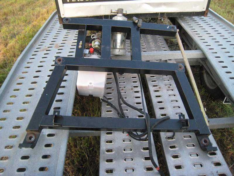 Wywrotka  Kiper Tył Komplet Oryginał 288cm x153cm Piaggio Bremach Aebi