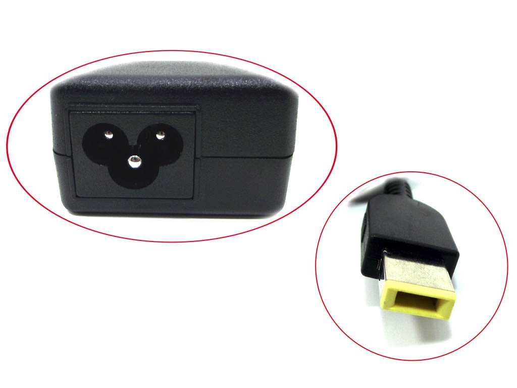 Блок питания для ноутбука Lenovo (USB) 20V 3.25A 65W (B50, G50, G500)