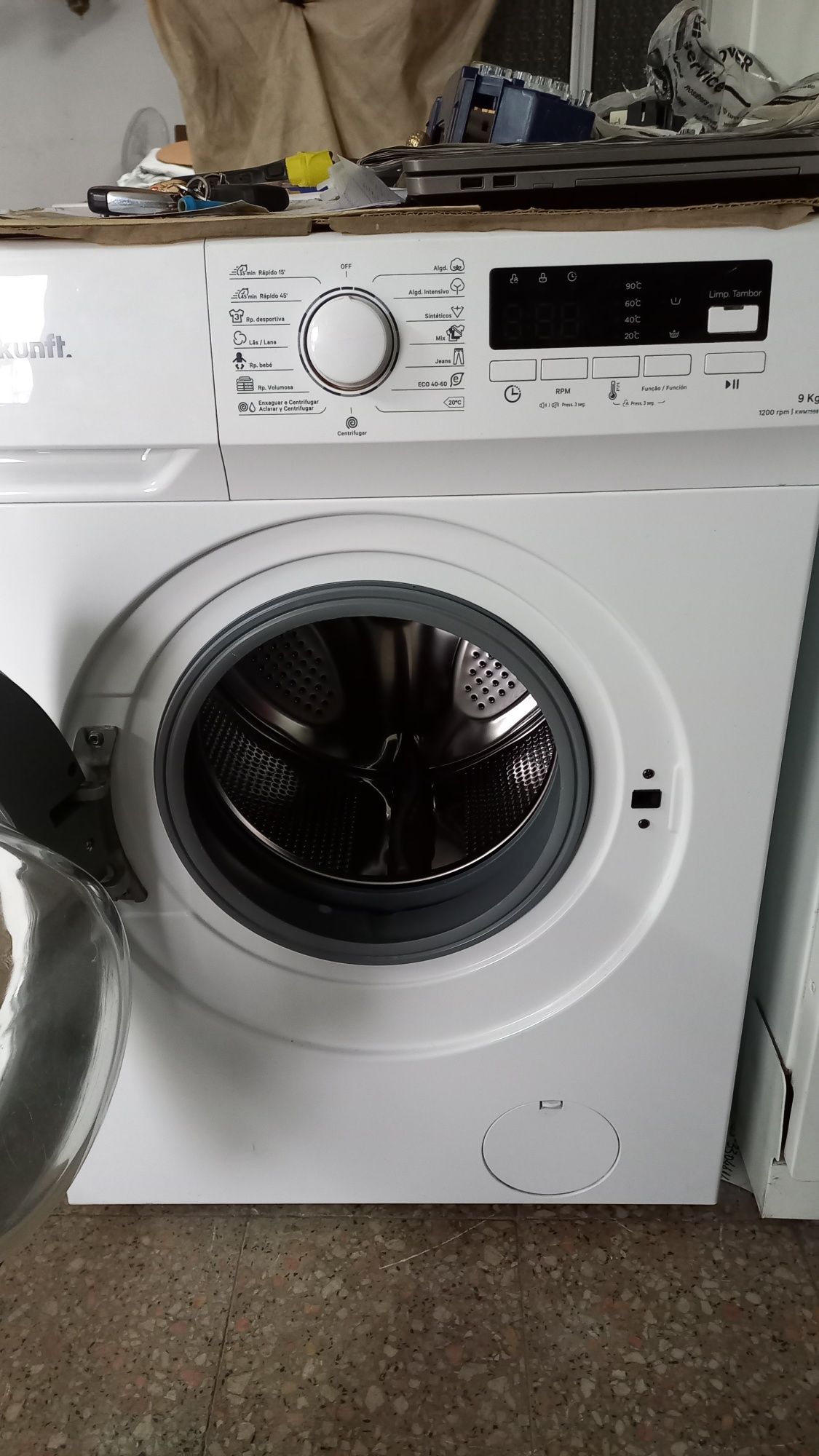 Maquina de lavar kunft 9 kg