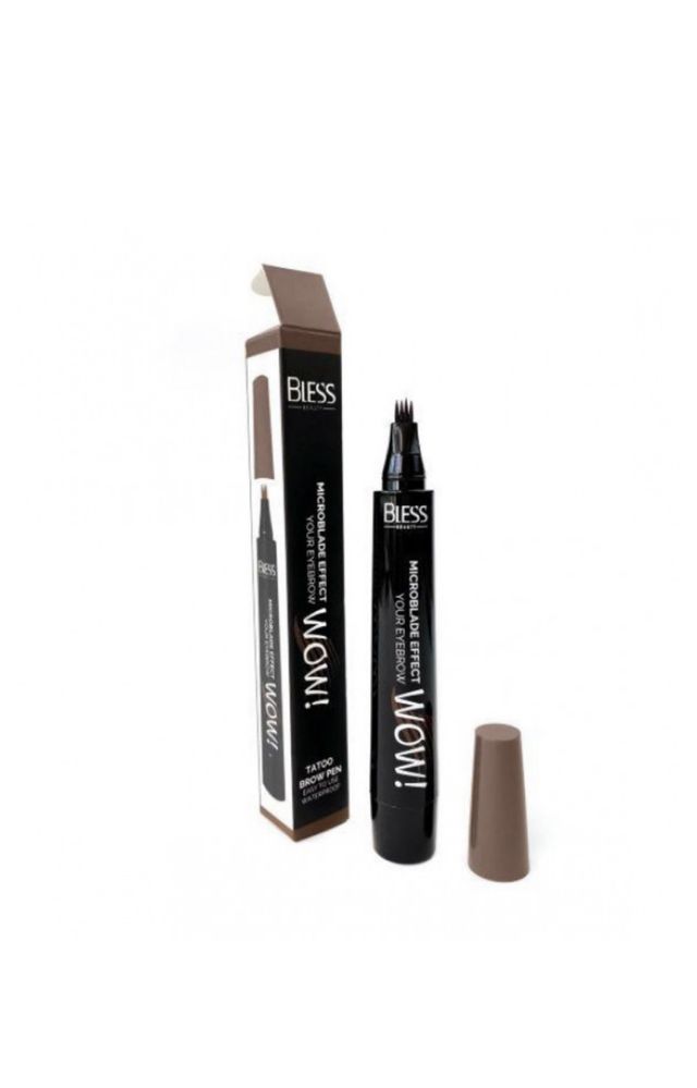 Фломастер для брів олівець для брів Bless Beauty Wow Tattoo Brow Pen