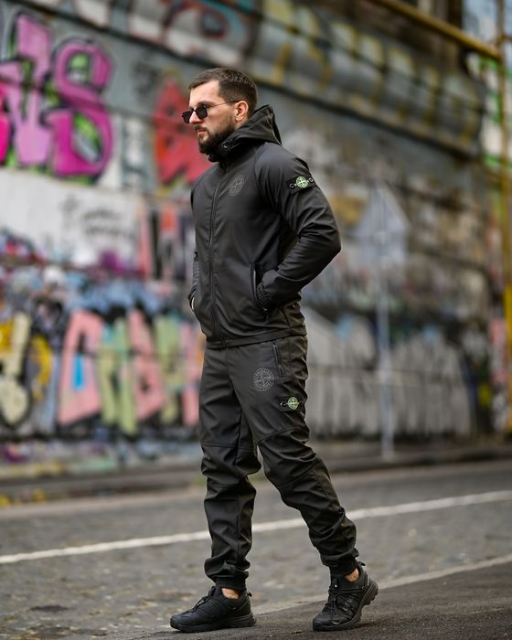 Теплий стильний костюм на зиму  Stone  / Теплый костюм для мужчин