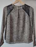 Blusa leopardo nunca usada