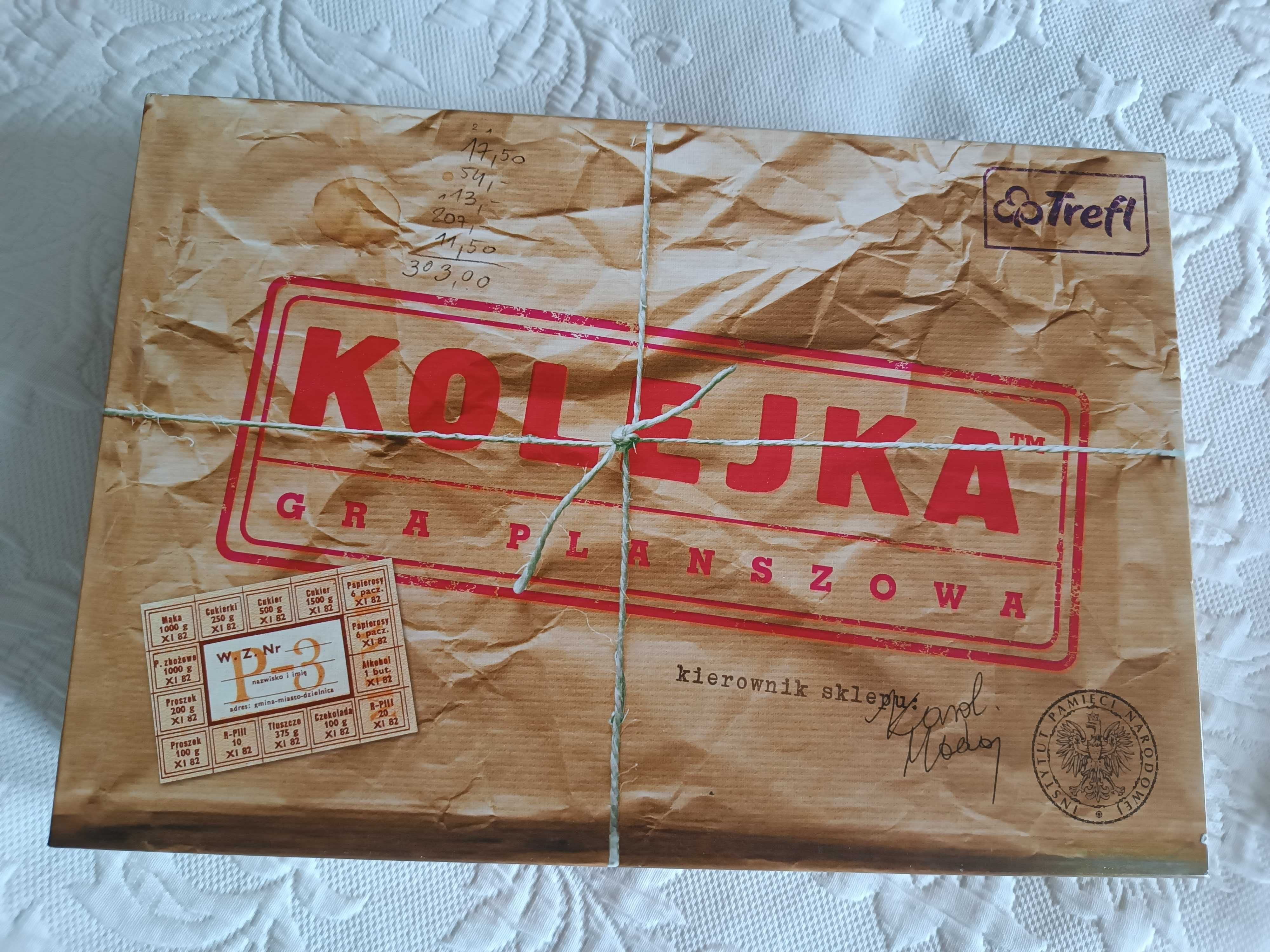 Gra planszowa Kolejka - raz użyta