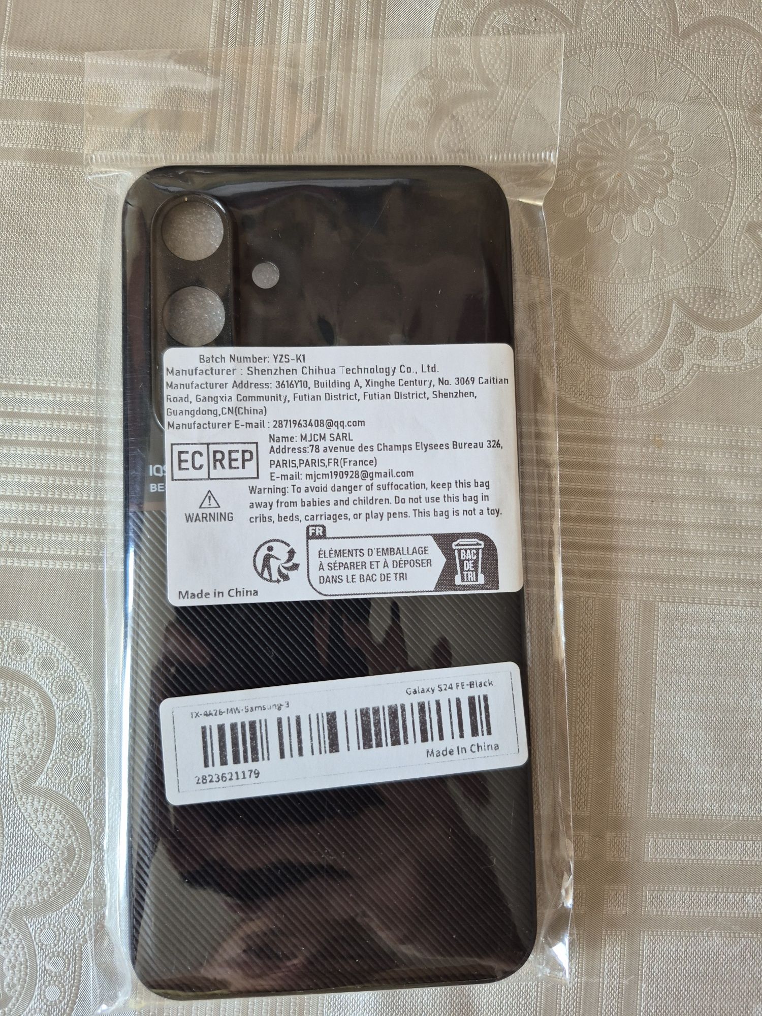 Czarny Case samsung s24fe