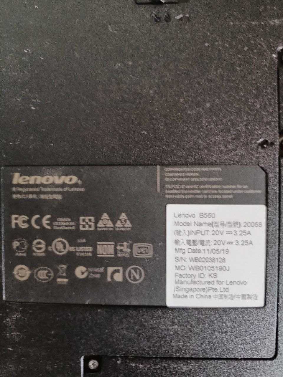 Lenovo B560 на запчастини