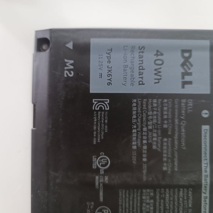 Oryginalna bateria DELL JK6Y6 11,25V 40Wh
