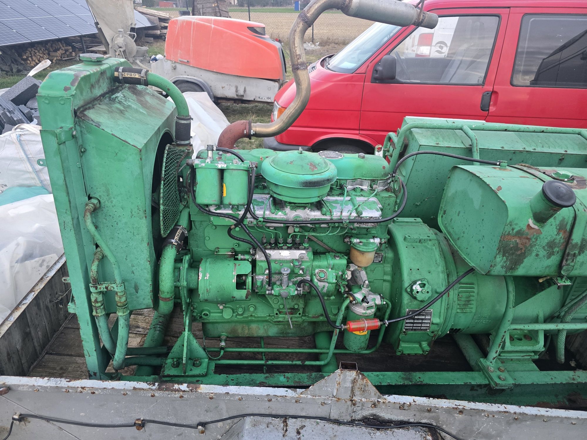Agregat prądotwórczy 55kva 44kw polski