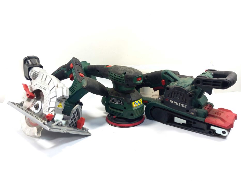 Zestaw narzędzi akumulatorowych PARKSIDE. Szlifierki, piła. Zestaw!