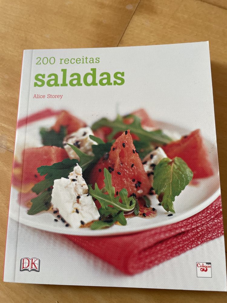 Livros - Cozinha vegetariana e 200 saladas