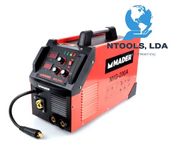 Soldador Inverter 3 em 1 MMA - ELÉTRODOS MIG/MAG - FIO FLUXADO 200 Amp