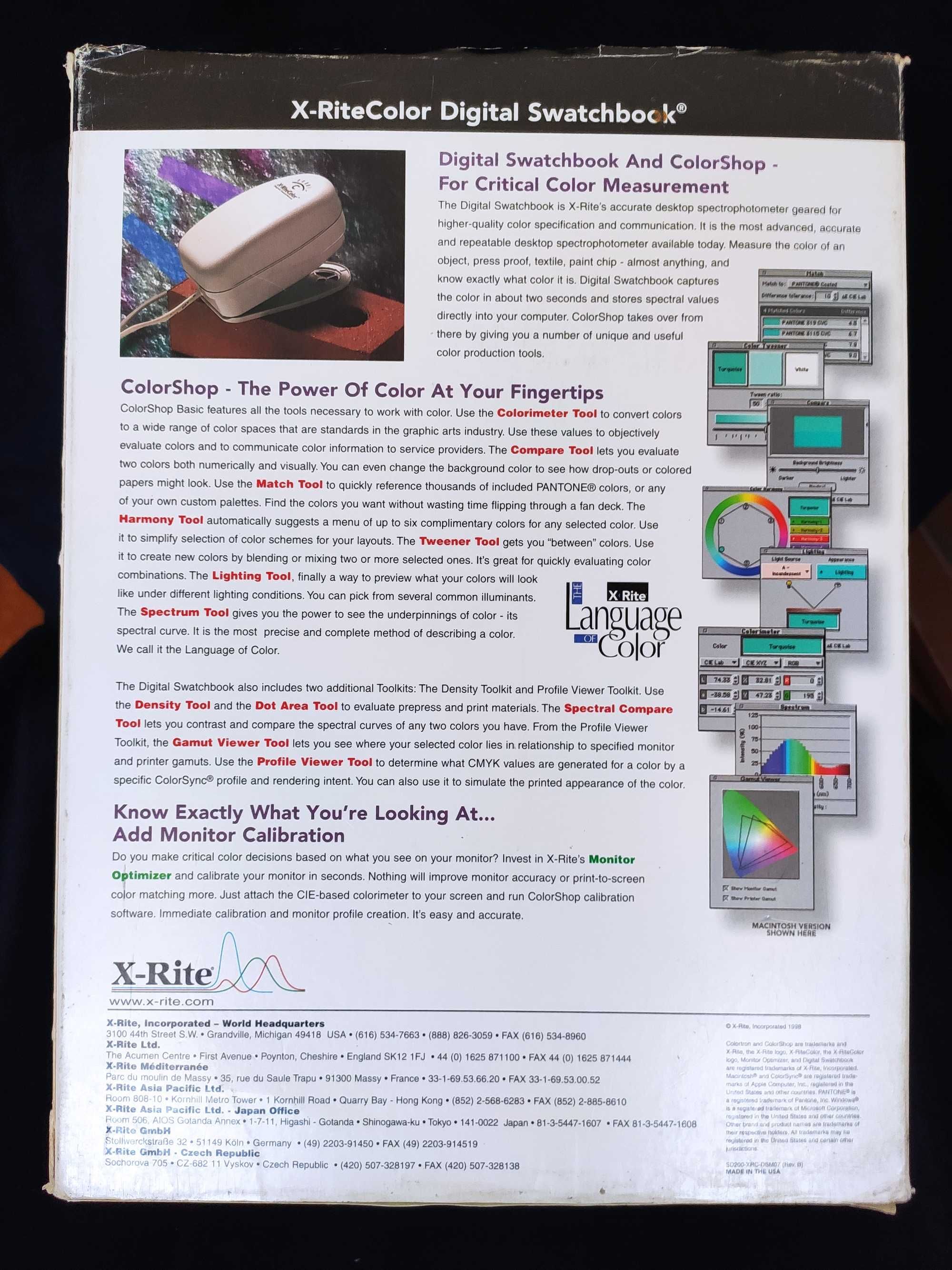 X Rite Color Digital Swatchbook (calibrador de impressoras)