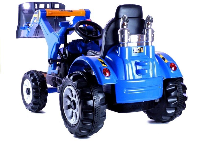 Koparka Ładowarka Traktor na Akumulator z Ruchomą Łyżką #