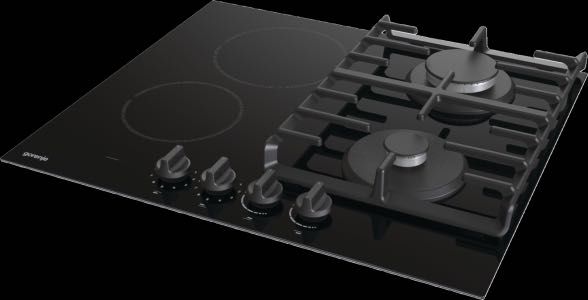 Комбінована поверхня газ+індукція Gorenje GCE691BSC