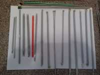 Спицы для вязания алюминиевые разные размеры производство Англия