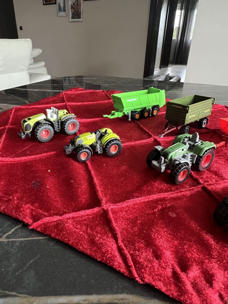 Zestaw Siku traktorki maszyny rolnicze mega zestaw