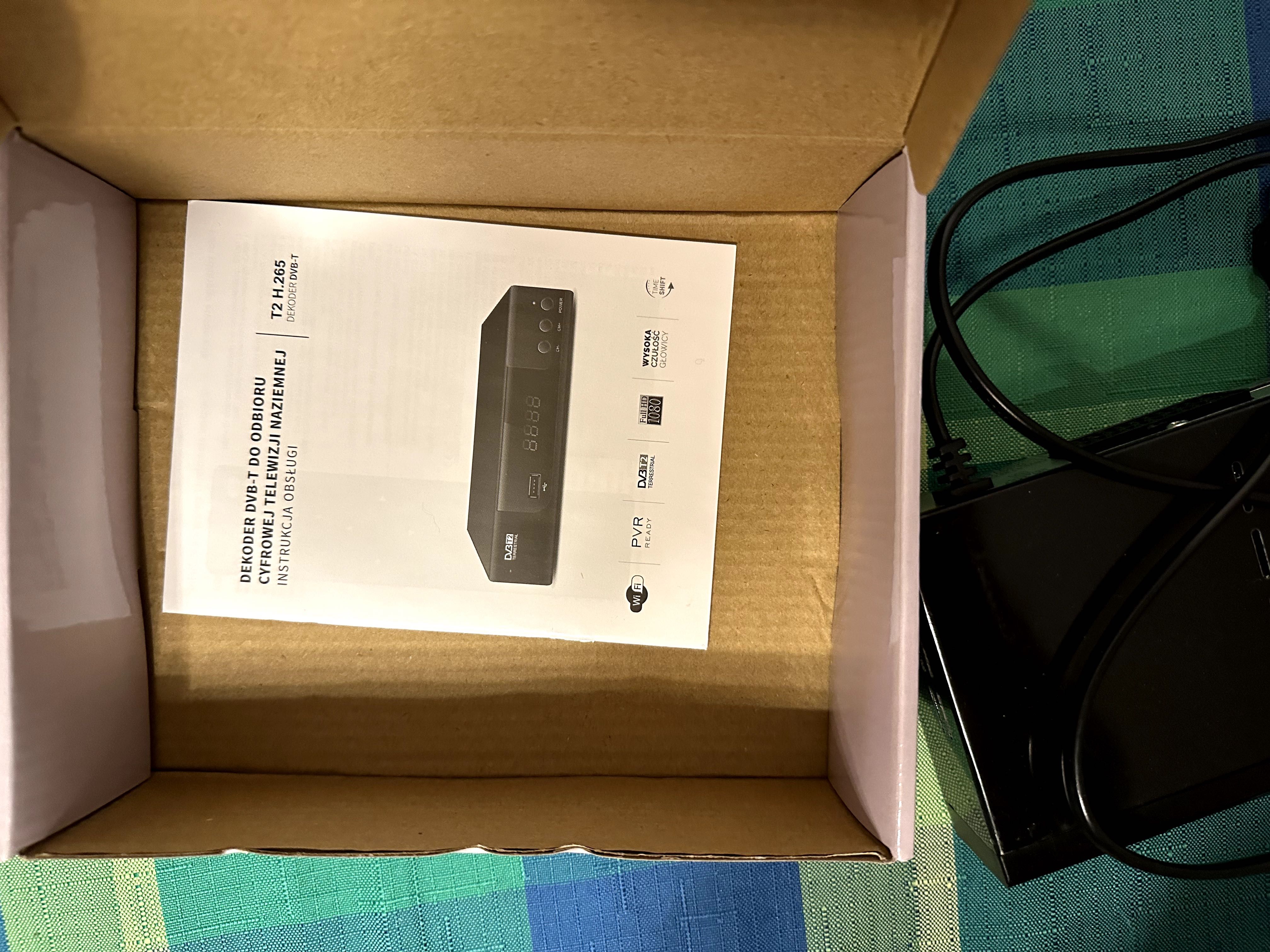 dekoder DVBT2 DVBT-2 FullHD H.265 MPEG-4/AVC