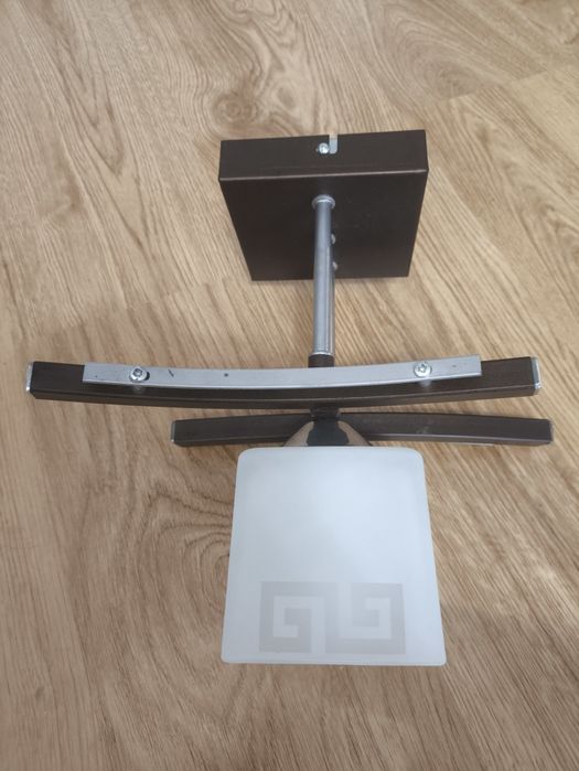 Lampa sufitowa brązowa