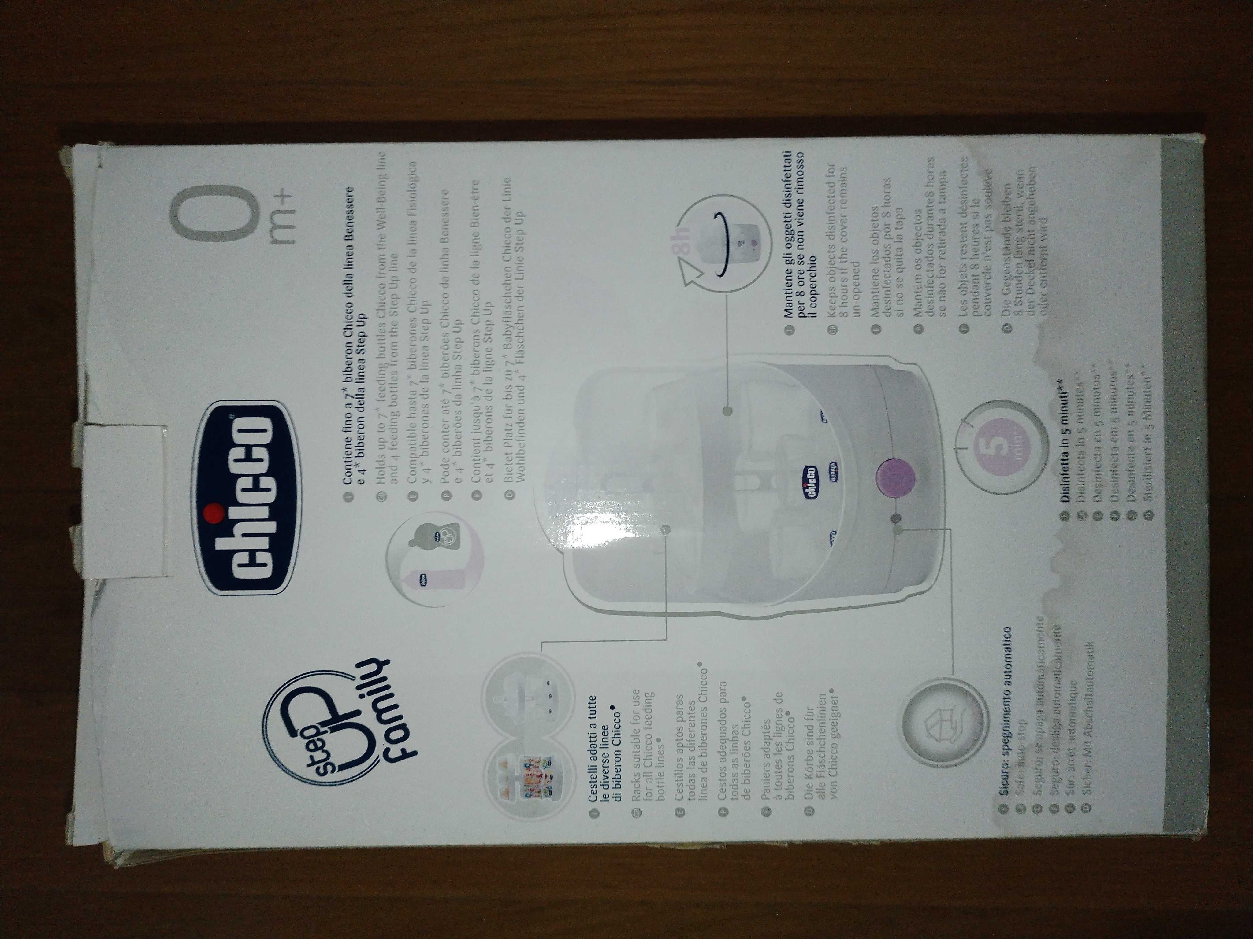 Esterilizador de biberons e chuchas Chicco