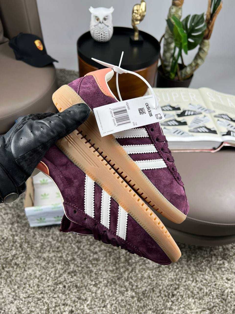 !SALE! Adidas Originals Bermuda Burgundy White 35 36 37 38 39 40 41