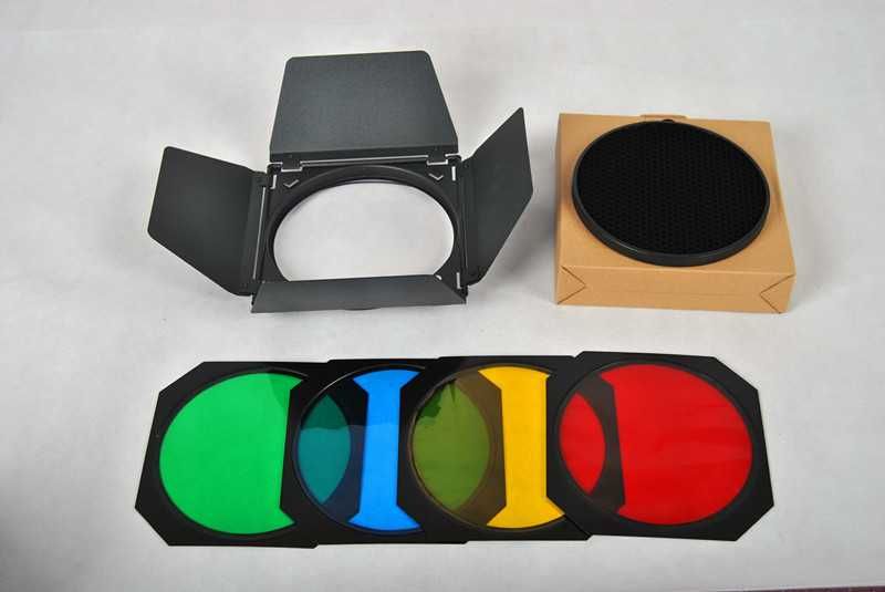 Godox BD-04 Набір Шторки, стільники, кольорові гелі Barn door Kit BD