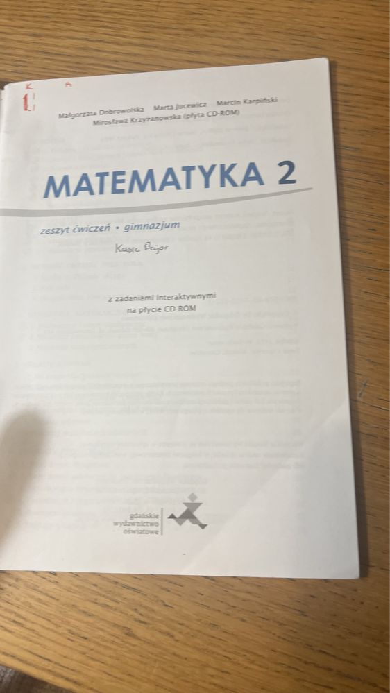 Ćwiczenia matematyka kl 2 Gimnazjum Gwo Odpowiednik kl 8