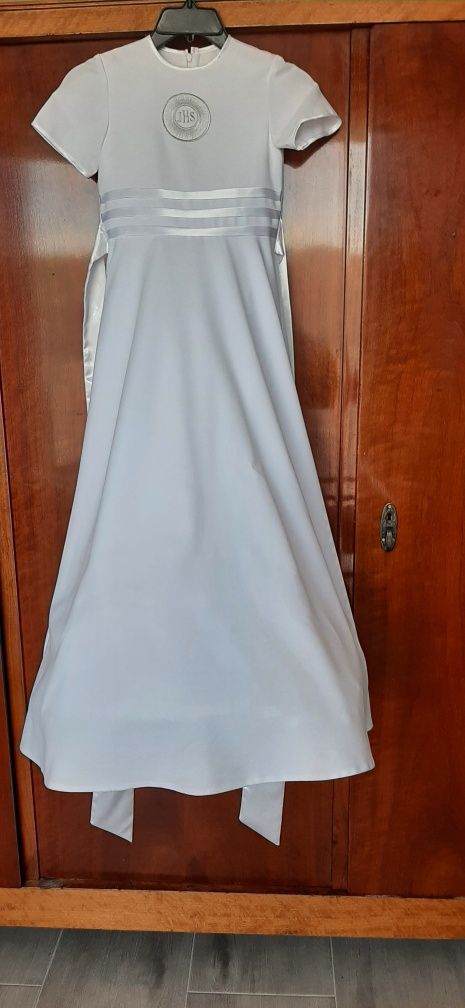 taliowana sukienka ALBA do komunii rozm. 146 cm