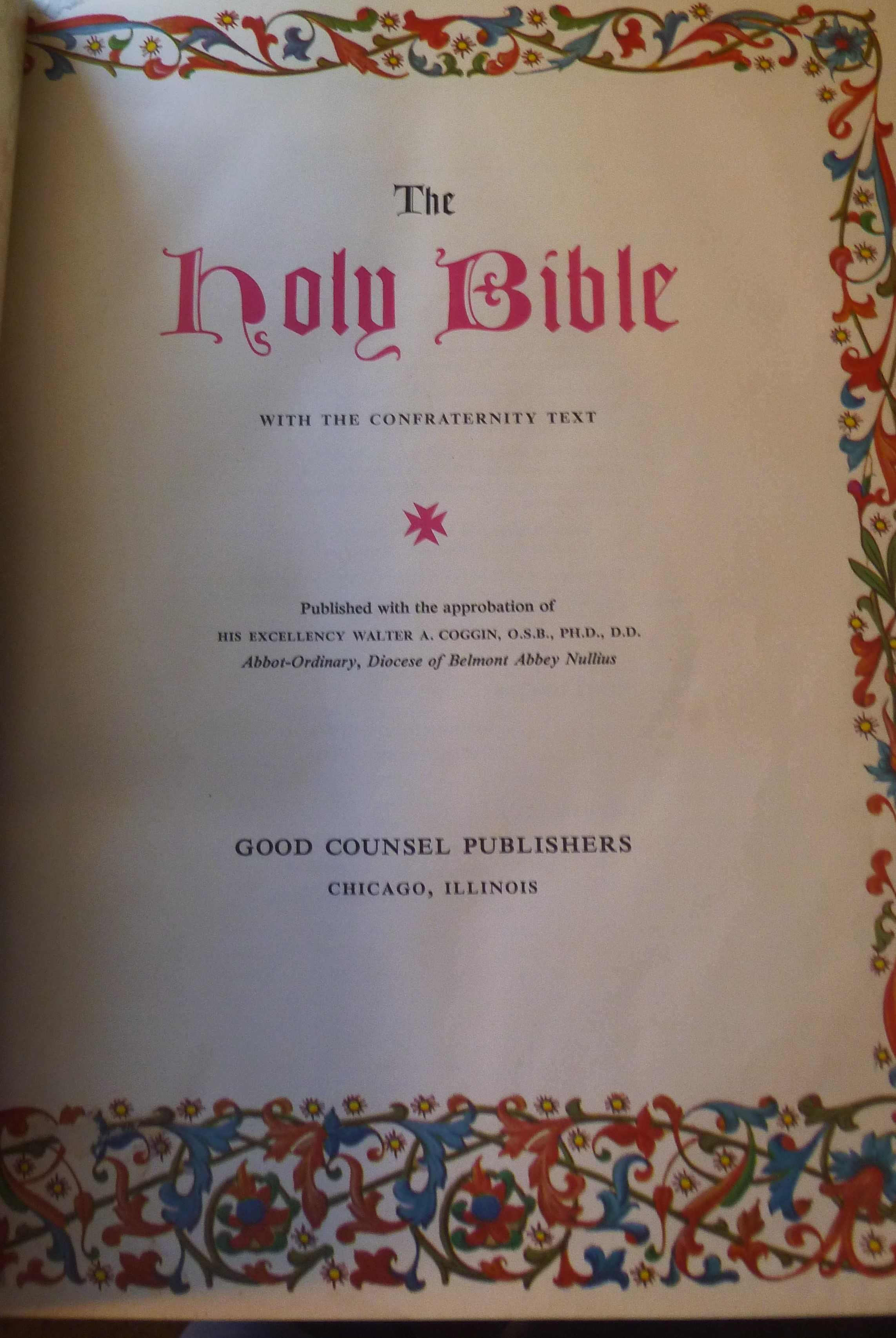 Livro em Inglês The Holly Bible