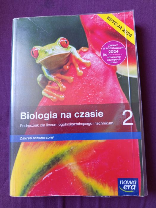 Biologia na czasie 2 zakres rozszerzony edycja 2024