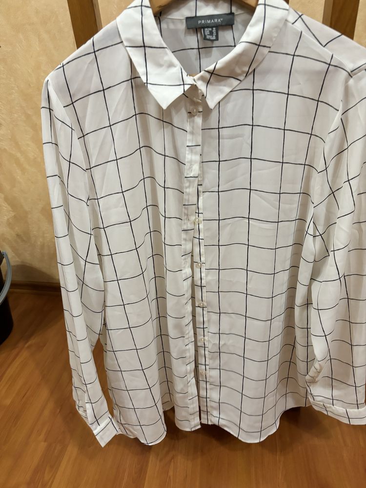 Рубашка в клітинку H&M XL