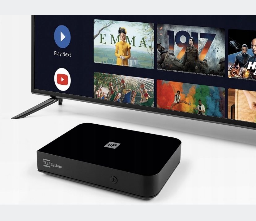 Dekoder naziemny cyfrowy Android TV Smart TV Upgrade Tuner DVB-T2 HEVC