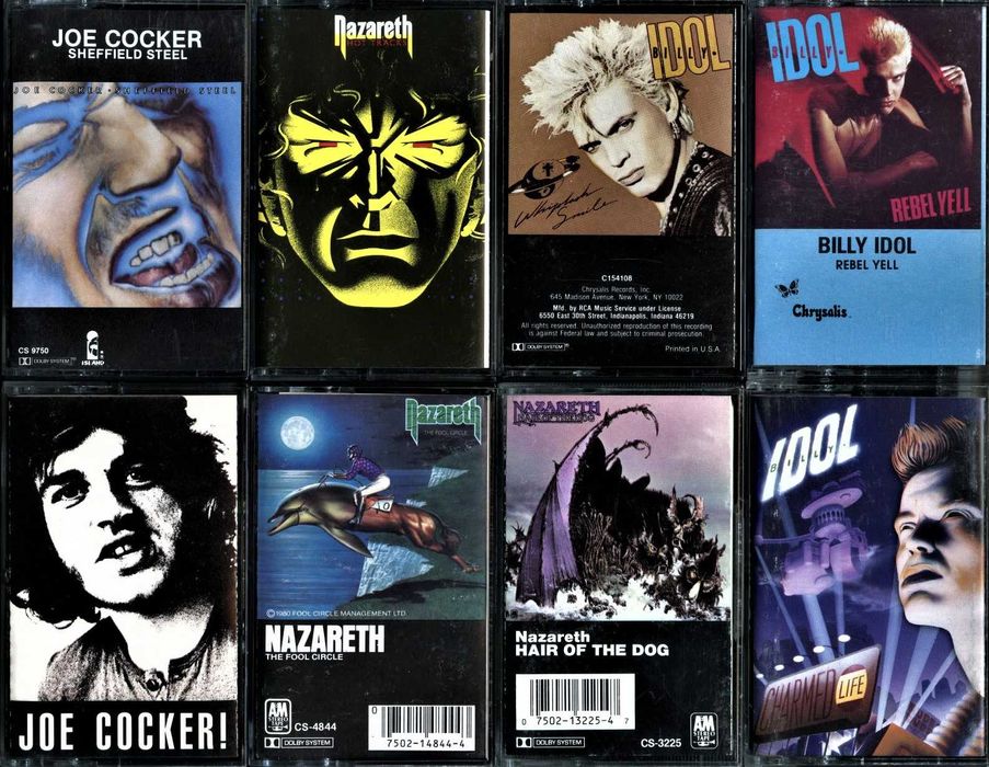 Фірмові касети The Doors, Joe Cocker, Fleetwood Mac, Dire Straits
