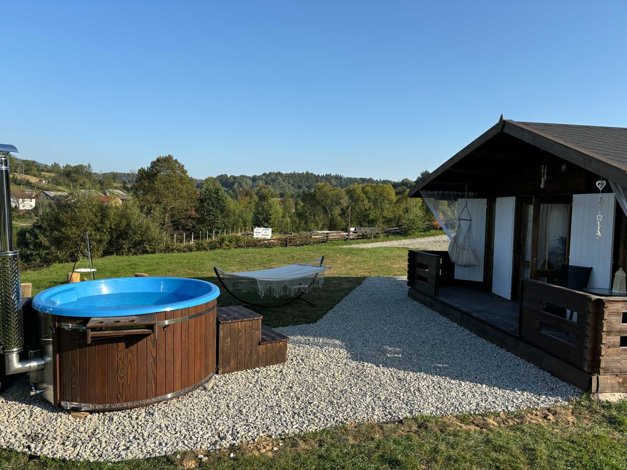 NOWOŚĆ- domek z własnym jacuzzi, kominek, klimatyzacja 360m2 ogród