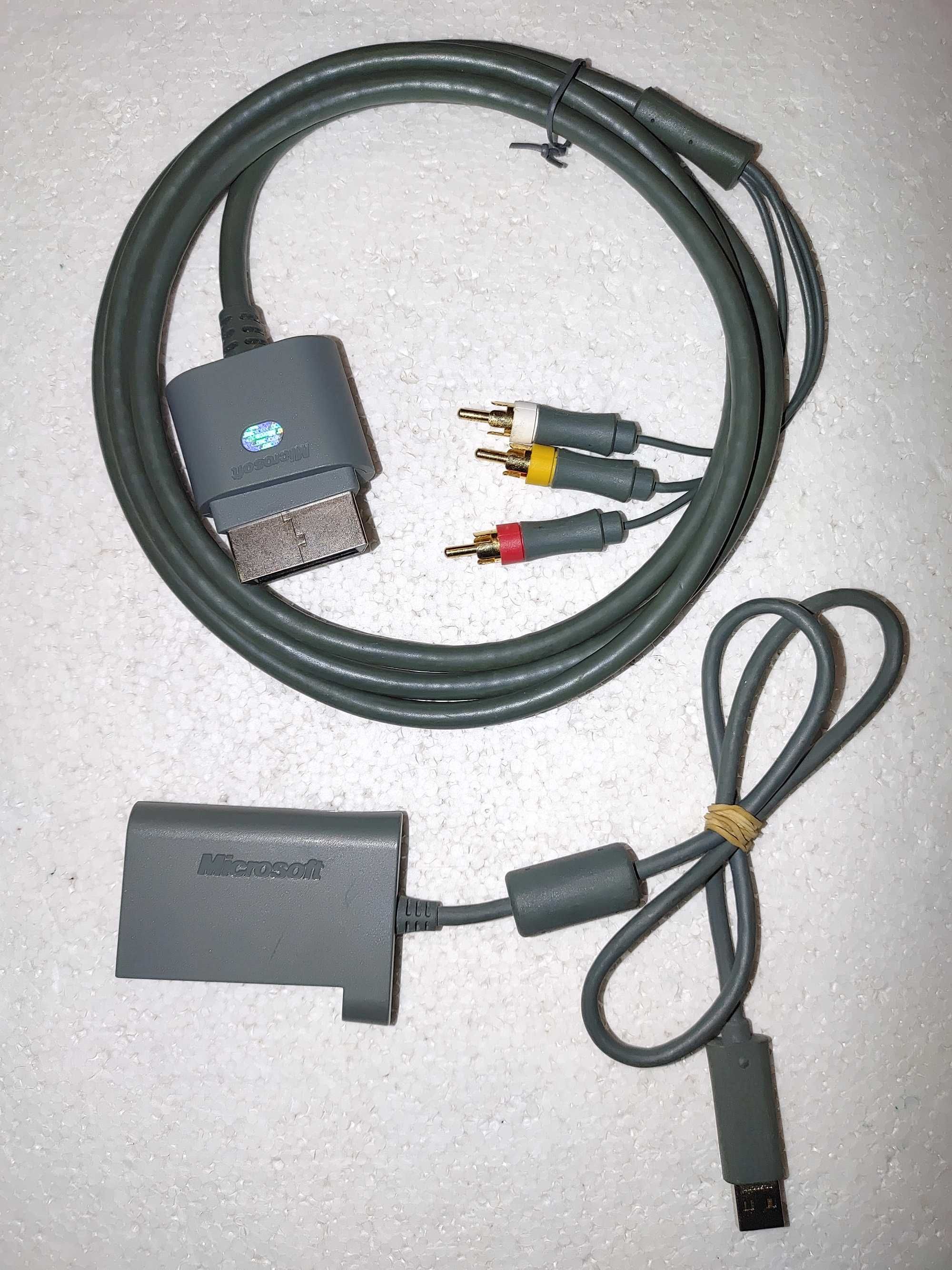 xbox 360 hard drive transfer cable Microsoft corp +кабель av в подарок