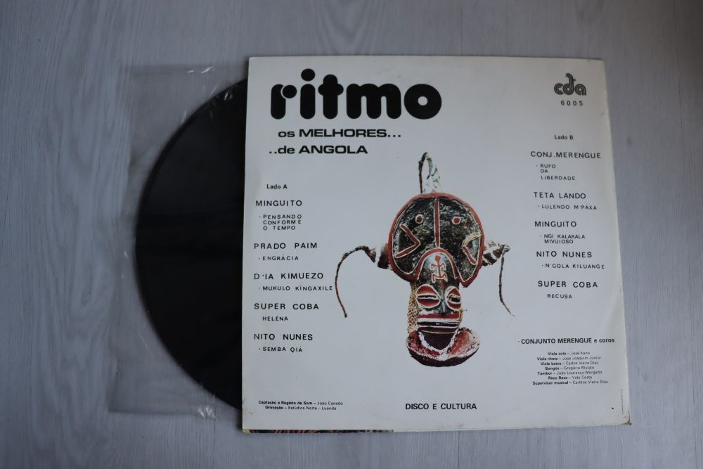 Ritmo Os Melhores De Angola - Vários artistas MINT - LP AFRO FUNK FOLK