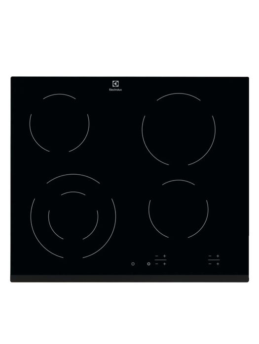 Electrolux EHF6241FOK, Płyta ceramiczna,Czarna, Zabudowa60 cm,