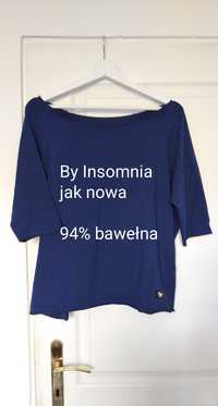 Bluzka By Insomnia S M L XL bawełna granatowa 36 38 bawełniana 40 42