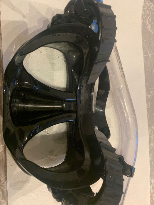 Profesjonalna maska OMER Aries 39 + fajka Cressi