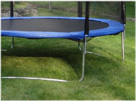 Батут Sky Jump 252 см (до 150кг) з драбинкою, дроп/гурт, Львів