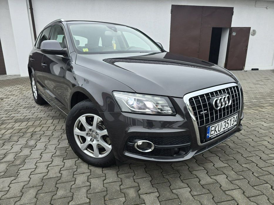 Audi Q5 3,0tdi Quattro. Navi.Klimatr 2 str.Skóry,Podg.Fotele.S-Line,Zarejestro