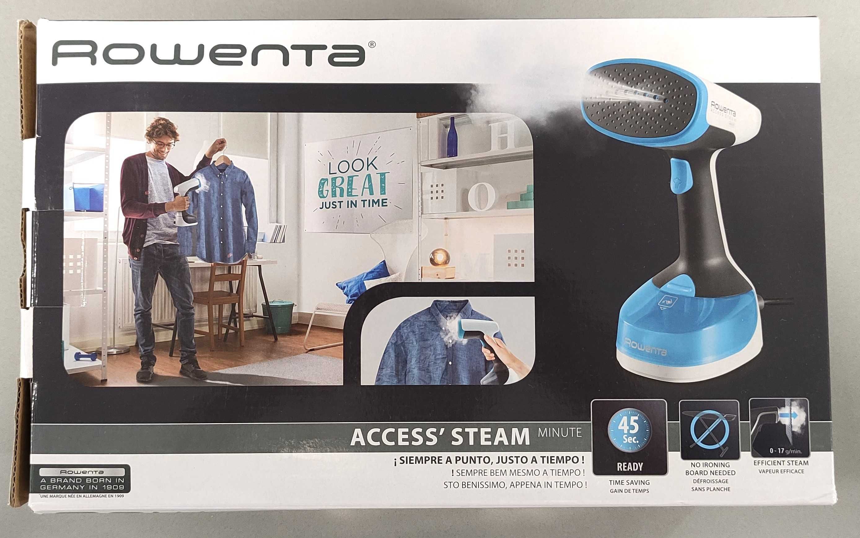 Ferro de Engomar a Vapor Vertical Rowenta Access Steam Minute