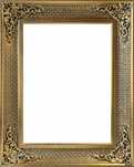 Rama gotowa oprawa obrazów zdjęć puzzli 30x40 stylizowana złota