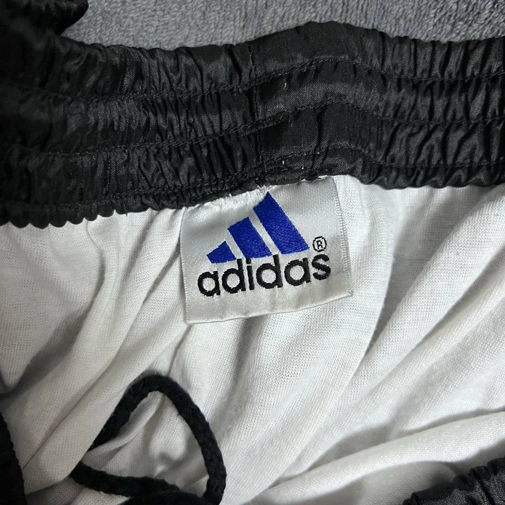 штаны Adidas винтаж черные зимние утепленые теплые