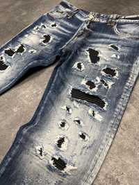 Spodnie jeans philipp plein dziury boyfriend 31 32 33  męskie