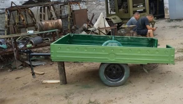 Прицеп с палаткой, тентом и дугами - 2 в 1 - 2100х1700х350 - БАЗ-8142